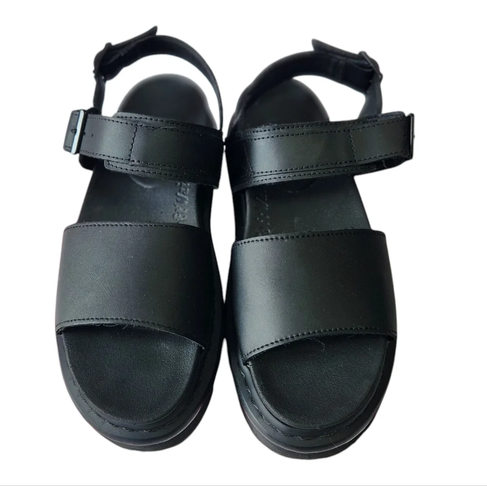 Dr Martens Vass Hydro Chunky Black Sandals with Adjustable Straps - Picture 2 of 14